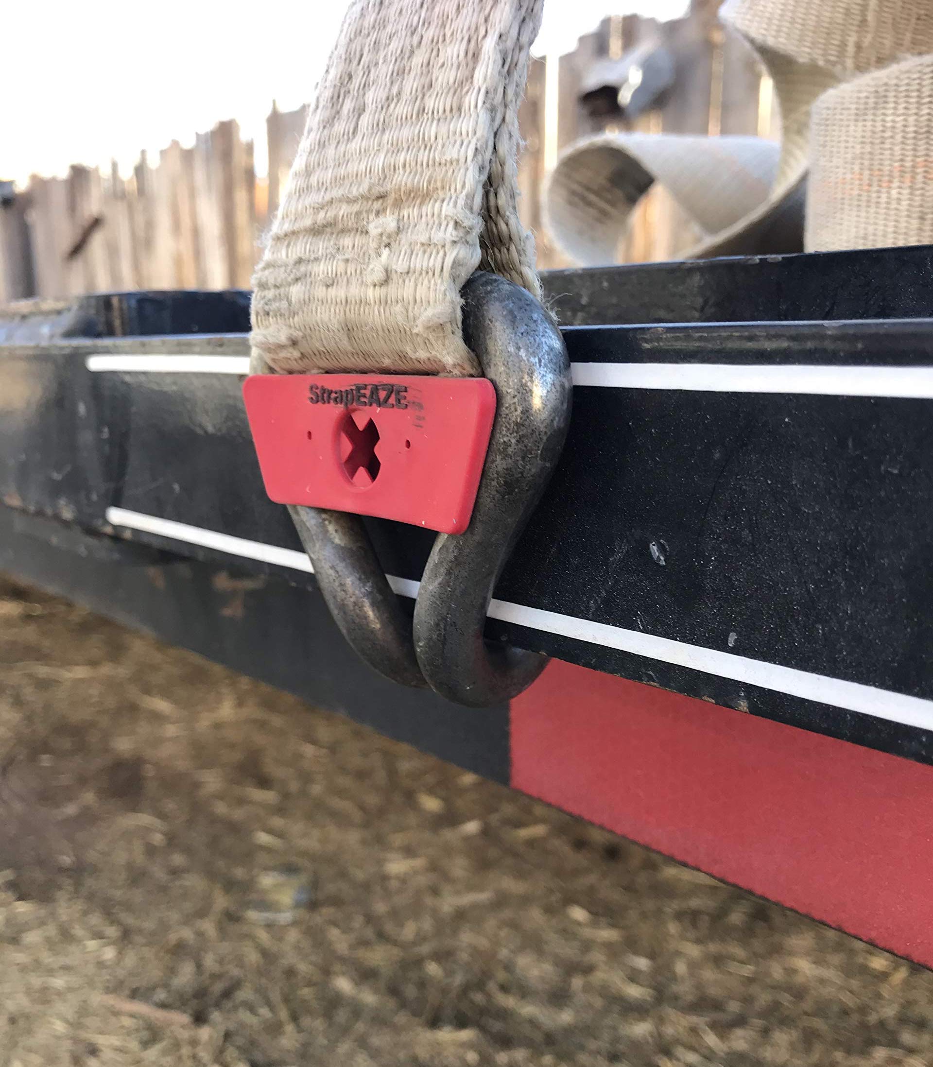 StrapEaze helps secure ratchet straps